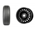 roata lodgy anvelopa iarna Roata completa Dacia Lodgy, Dokker janta otel ALCAR 7775 6x15 + anvelopa Iarna Sumitomo WT200 185/65R15 88T